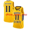 NCAA MURRAY STATE RACARS JSERSY ISAIAH CANAAN JERSEY DARNEL COWART JALEN JOHNSON ANTHONY SMITH COLLALE BASKETBALL JERSEYSカスタムステッチ