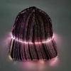 Color-changing LED Luminous Cap, Fiber Optic Colorful Baseball Hip Hop Cap Cycling Caps & Masks