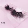 25 mm Mink Wimpern gefälschte Wimpern 5d Falsches Wimpern Dramatische Augenanbieter Ganzes Make -up Maquiagem Custom Private Packaging Wom4367003