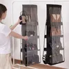 6/8 Pockets Shelf Bags Hanging Handbag Organizer Storage Holder Wardrobe Closets Boxes & Bins