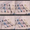 Plugs & Tunnels Drop Delivery 2021 14G 44Mm Heart Surgical Steel Industrial Barbell Ear Ring Bar Mix 5 Color For Body Piercing Jewelry Ryofm
