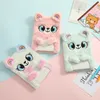 ¡NUEVO! ¡¡¡NUEVO!!! Para A5 Pink Fairy Notebook Colorful Sloth Bear Girl Student Papelería Regalo Cute Koala Plush Notebook Bloc de notas Diario Libro