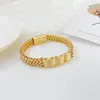 Link Chain 10mm 8.66 Inch Gold Stainless Steel Double Figaro Bracelet For Women Men Fawn22