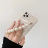 Perle Bracelet Chaîne Téléphone Portable Cas Pour iPhone 7 8 Plus X XR 11 12 Pro Max Revivre Le Stress