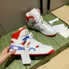 2021 Luksusowy projektant A1 Kobiety Męskie Buty Koszyk High-Top Sneakers Kontrast Kolor Koszulka Zagęszczenie Sportowe Buty Moda Wygodna najwyższa jakość z Pole Rozmiar 35-45