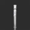 104mm 길이 유리 짚 튜브 담배 필터 파이프 유리 필터 팁 두꺼운 Pyrex 유리 흡연 파이프 담배 다이아몬드 홀더
