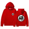 Män hoodies sweatshirts höst vinter mode goku print hoodie goku sweatshirts män kvinnor överdimensionerade hooded japan streetwear h0910