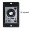 Timers 13MA AC 220V AH2-Y Power On Delay Timer High Accuracy 1/3/5/10/30/60 Seconds 3/6/10/30/60 Minutes