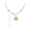 Colliers pendentiels Coux de produits de mode Tendance de chaîne multi-clavicule Rétro Marque Round Collier de perle nature féminine6101520