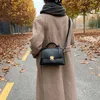 Kvinnor Tote Bag Design PU Läder 2020 Vinter Crossbody Handväskor och Purses Lux Cross Body Branded Shouff