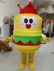 Festival Dress Food Hamburger Burger Props Mascot Costume Halloween Christmas Fancy Party Dress Cartoon Character Suit Carnival Unisex Adults Outfit