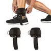Ayarlanabilir 4 D-ring Ayak Bileği Sapanlar Gym ile Ayak Kayışı Kablo Makinesi Spor Uyluk Glute Egzersizleri Yastıklı Ayak Bileği Manşetleri Aksesuarları