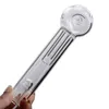 NEW Mini handle glass pipe Glass bubbler smoking pipe Spoon Bubbler Hybrid Spill Proof smoking bong without shipping fee