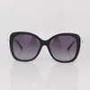 Solglasögon fyrkantiga acetatkvinnor med imitation pärlor mode polariserad2064