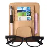 Car Organizer 2022 Stowing Tidying Auto Sun Visor Glasses Sunglasses Pen Card Ticket Clip Holder Multiuse Suit Leather Roof