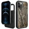 Étuis de téléphone Camo Defender pour iPhone 12 Pro Max Mini 11 Xs XR X 6 6S 7 8 Plus Armure hybride robuste et résistante aux chocs 3 en 1 Housse de protection pour robot S21 Ultra