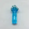 Cool Colorful Pipes Freezable Seal Liquid Filled Pyrex Thick Glass Smoking Tube Handpipe Portable Handmade Dry Herb Tobacco Oil Rigs Filter Bong Hand DHL Free