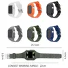 Siamese Silicone Strap e Caso para Apple Watch Band 44mm 42mm 40mm 38mm Pulseira de Esportes TPU Waterproof Watchband Watchband Iwatch Series 6 5 4 SE Wirstbands