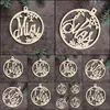 Christmas Festive Party Supplies Home & Gardenchristmas Decorations Custom Baubles Personalized Ornament Laser Cut Names Gift Tags With Year