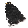 ブラジルのナチュラルウェーブヘアバルク123pcslot濡れて波状の人間の髪の毛の編みbraide braids extensions bundles8036565