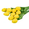 PU mini tulip artificial wedding decoration silk flower home artificials plant Fashion furnishing articles 2174 V2