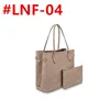 2021 tote handbag women totes handbags purses brown flower leopard leather 45856 shopping bags MM size 32/29/17cm #LNF-01
