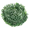 Dekoracyjne kwiaty wieńce 2840 cm sztuczna roślina Topiary Ball Faux Boxwood Balls for Backyard Balkon Garden Work Wedding 387745109414