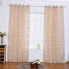 Modische einfarbige Vorhänge, einfacher Vorhang, hochwertige Tuell-Vorhänge für Wohnzimmer, Bettvorhänge
