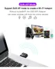 1200 Мбит/с Mini USB Wi-Fi адаптер сетевая карта для ПК Wi-Fi ключ двухдиапазонный 24G5G беспроводной Wi-Fi приемник настольный ноутбук7801943