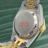 Relógio feminino de luxo diamante 179383 26 mm vidro safira mecânico ouro amarelo jubileu pulseira de aço relógios femininos à prova d'água