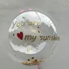 10 Stks Gepersonaliseerde Persoonlijke Stickers voor 18 24 inch Bubble Ballon Valentijnsdag Baby Shower Verjaardag Party Bruiloft Decor 210408