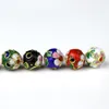 30pcs Colorful Cloisonne Filigree Enamel Large 14mm Round Beads Handmade DIY Jewelry Making Supplies Earrings Necklace Bracelets Accessories Wholesale