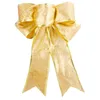 25cmクリスマス弓装飾ギフトツリーペンダント多色弓9色お祝いパーティー用品