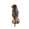 Moda estiva Leopard grain Party Sexy sandali con tacco sottile aperti Sandali eleganti con cinturino con fibbia Sandali con tacco taglia 35-40