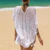 Vestido de praia sexy Túnica de verão Túnica Túmulos de banho Tassel Toupeio