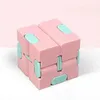 Infinity Cube Candy Color Puzzle Anti Toy Finger Hand Spinners Fun Toys For Adult Toys2503482