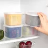 Kitchen Storage & Organization Lattice Fresh-Keeping Box Refrigerator Fruit And Vegetable Drain Seasoning