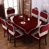 Europejski styl jadalnia krzesło poduszka obrus lampka luksusowy zestaw stół home spandex 211103
