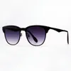 Fashion Brand Sunglasses Mens Designer Siamese Sunglasses Cat Eye Woman Sun Glasses with UV400 Protection and Real Quality Leather2580104