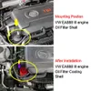 Alüminyum Motor Yağ Filtresi Soğutma Kabuğu Volkswagen Golf 7 GTI R Scirocco ve Audi S3 A3 Q5 MK7 Araba Styling Araba