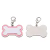 Blank sublimation Keychain Party Favor Pet Dog Tag Diy PO THAL TRANSFERT MIGNE CLAW BOSE TYPE KECKECHAIN W012887431977