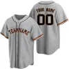 Mäns Custom San Francisco Baseball Tröjor Gör dina egna Jersey Sports Skjortor Personifierad Team Namn och nummer Stitched