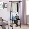 Clothing & Wardrobe Storage Multifunctional Clothes Rack Coat Hallway Removable Hanging Racks Home Furniture DIY Floor Standing Shoe