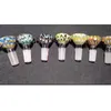 7 styles de couleurs pruik wag glassen kom rokende kom high kwaliteit dikke bong kommen mannelijke gewricht 14mm 18mm pipe kommen glassen kom roken accessoires