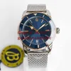 Luxury Men's Wristwatches GF ETA Cal.2824 Mens Automatic Stainless Steel 316F blue Ceramic Bezel Movement Men Watches