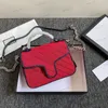 2023 borsa a tracolla inclinata di lusso femminile borsa del designer borsa classica catena di moda con borsa a tracolla lettera borsa all'ingrosso