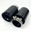 1pcs Universal M LOGO Carbon Fiber Exhaust pipes tips For BMW f20 f32 f34 f222449487