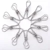 Clip per vestiti primaverili da 5 cm Gancio per mollette in acciaio inossidabile per calzini Foto Appendiabiti Parti Pratico supporto portatile Accessori A21705