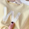 Летние детские девочки буквы напечатаны с коротким рукавом футболки негабаритные свободные 2 цвета тройники одежды 1-6Y 210508