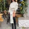 Turtleneck Knitted Sweater Skirt Two Pieces Set Women Autumn Winter Long Sleeve Pullover Sexy Side Split Midi Skirts Suit 211109